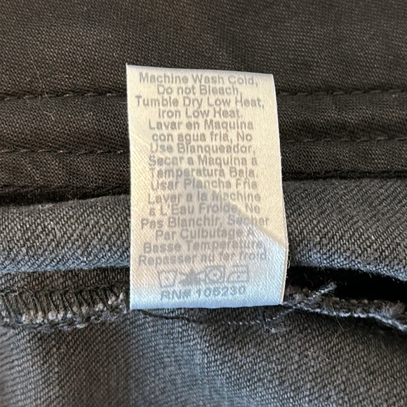 Current Elliott The Zip Moto Jacket Ebony Black Size 1 Small Current/Elliott - Picture 11 of 11